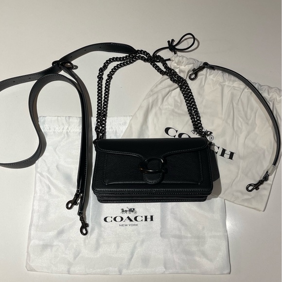 Coach Tabby 20 in Black/Pewter - Picture 3 of 4